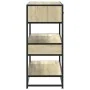Mesa consola de madera de ingeniería roble Sonoma 90x35x80 cm by , Side tables - Ref: Foro24-849180, Price: 83,11 €, Discount: %