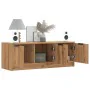 Mueble de TV madera contrachapada artisan roble 102x35x36,5 cm de , Muebles TV - Ref: Foro24-856948, Precio: 67,46 €, Descuen...