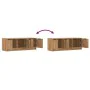 Mueble de TV madera contrachapada artisan roble 102x35x36,5 cm de , Muebles TV - Ref: Foro24-856948, Precio: 67,46 €, Descuen...