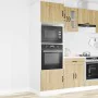 Armarios para horno 2 uds Lucca roble sonoma madera ingeniería de , Armarios de cocina - Ref: Foro24-3315034, Precio: 188,70 ...