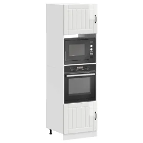 Armarios para horno 2 uds Kalmar blanco brillante de , Armarios de cocina - Ref: Foro24-3315043, Precio: 206,34 €, Descuento: %