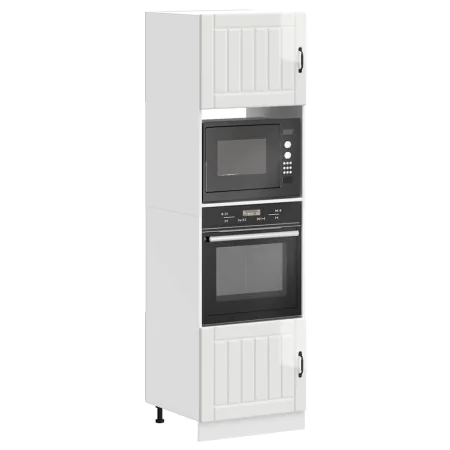 Armarios para horno 2 uds Kalmar blanco brillante de , Armarios de cocina - Ref: Foro24-3315043, Precio: 206,34 €, Descuento: %