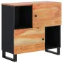 Aparador con 2 puertas madera maciza de acacia 80x33x75 cm de , Aparadores - Ref: Foro24-352922, Precio: 145,37 €, Descuento: %