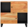 Aparador con 2 puertas madera maciza de acacia 80x33x75 cm de , Aparadores - Ref: Foro24-352922, Precio: 145,37 €, Descuento: %