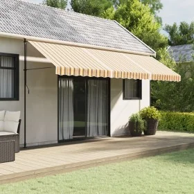 Tela de repuesto de toldo rayas de colores 5x3,5 m de , Toldos - Ref: Foro24-367741, Precio: 76,61 €, Descuento: %