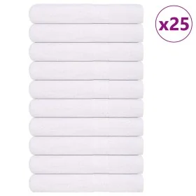 Toallas de sauna 25 uds 100% algodón blanco 80x200 cm 360 gsm de , Toallas - Ref: Foro24-136664, Precio: 224,42 €, Descuento: %