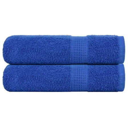 Toallas de baño 2 uds azul 100x150 cm 360 g/m² 100% algodón de , Toallas - Ref: Foro24-136716, Precio: 30,04 €, Descuento: %