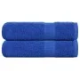 Toallas de baño 2 uds azul 100x150 cm 360 g/m² 100% algodón de , Toallas - Ref: Foro24-136716, Precio: 30,04 €, Descuento: %