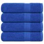 Toallas de ducha 4 uds 100% algodón azul 70x140 cm 360 gsm de , Toallas - Ref: Foro24-136714, Precio: 41,31 €, Descuento: %