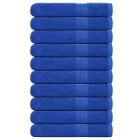 Toallas de sauna 10 uds 100% algodón azul 80x200 cm 360 gsm de , Toallas - Ref: Foro24-136721, Precio: 109,83 €, Descuento: %