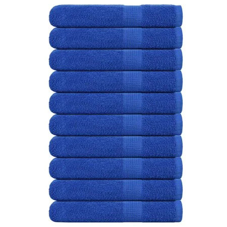 Toallas de sauna 10 uds 100% algodón azul 80x200 cm 360 gsm de , Toallas - Ref: Foro24-136721, Precio: 109,83 €, Descuento: %