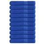 Toallas de sauna 10 uds 100% algodón azul 80x200 cm 360 gsm de , Toallas - Ref: Foro24-136721, Precio: 109,83 €, Descuento: %