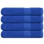 Toallas 4 uds 100% algodón azul 100x200 cm 600 gsm de , Toallas - Ref: Foro24-136723, Precio: 64,67 €, Descuento: %
