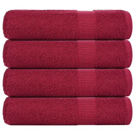 Toallas de Mano 4 uds burdeos 50x100cm 360 g/m² 100% algodón de , Toallas - Ref: Foro24-136735, Precio: 22,47 €, Descuento: %