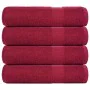 Toallas de Mano 4 uds burdeos 50x100cm 360 g/m² 100% algodón de , Toallas - Ref: Foro24-136735, Precio: 22,47 €, Descuento: %