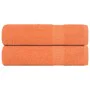 Toallas de baño 2 uds naranja 100x150 cm 360 gsm 100% algodón de , Toallas - Ref: Foro24-136908, Precio: 29,90 €, Descuento: %