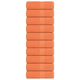 Toallas de visita 10 uds naranja 30x50cm 360gsm 100% algodón de , Toallas - Ref: Foro24-136901, Precio: 21,54 €, Descuento: %