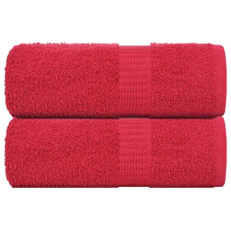 Toallas 2 uds 100% algodón rojo 30x30 cm 360 gsm de , Toallas - Ref: Foro24-136920, Precio: 11,06 €, Descuento: %