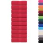 Toallas 10 uds 100% algodón rojo 30x30 cm 360 gsm de , Toallas - Ref: Foro24-136922, Precio: 20,69 €, Descuento: %