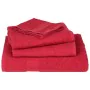 Toallas 10 uds 100% algodón rojo 30x30 cm 360 gsm de , Toallas - Ref: Foro24-136922, Precio: 20,69 €, Descuento: %