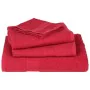 Toallas de baño 10 uds rojo 100x150 cm 360 gsm 100% algodón de , Toallas - Ref: Foro24-136934, Precio: 100,38 €, Descuento: %