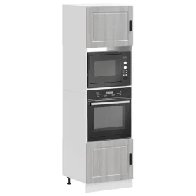 Armarios para horno 2 uds Porto gris sonoma madera ingeniería de , Armarios de cocina - Ref: Foro24-3315057, Precio: 217,68 €...