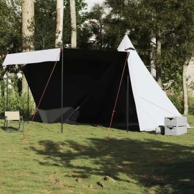 Tienda familiar tipi 6 personas tela opaca impermeable blanca de , Tiendas de campaña - Ref: Foro24-4009448, Precio: 356,38 €...