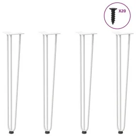 Patas de mesa tipo horquilla 4 uds acero macizo blanco 72 cm von , Tischbeine - Ref: Foro24-4012445, Preis: 78,64 €, Rabatt: %