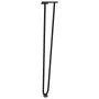 Patas de mesa tipo horquilla 4 uds acero macizo negro 72 cm by , Table legs - Ref: Foro24-4012424, Price: 52,65 €, Discount: %