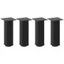 Patas para mesa de centro 4 uds acero negro 42-44 cm de , Patas para mesas - Ref: Foro24-4012464, Precio: 65,09 €, Descuento: %