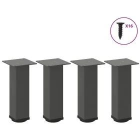 Patas para mesa de centro 4 uds acero antracita 42-44 cm by , Table legs - Ref: Foro24-4012466, Price: 67,02 €, Discount: %