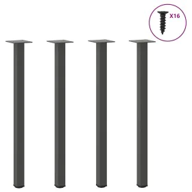 Patas para mesa de centro 4 uds acero antracita 72-74 cm de , Patas para mesas - Ref: Foro24-4012458, Precio: 61,33 €, Descue...
