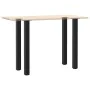 Patas para mesa de centro 4 uds acero negro 90-92 cm de , Patas para mesas - Ref: Foro24-4012472, Precio: 107,91 €, Descuento: %