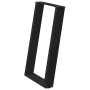 Patas para mesa comedor forma U 2uds acero negro 60x(72-73) cm by , Table legs - Ref: Foro24-4012788, Price: 78,50 €, Discoun...
