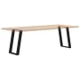 Patas para mesa comedor forma U 2uds acero negro 60x(72-73) cm by , Table legs - Ref: Foro24-4012788, Price: 78,50 €, Discoun...