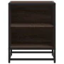 Mesita de noche madera ingeniería roble marrón 40x31x50cm metal de , Mesitas de noche - Ref: Foro24-848707, Precio: 36,71 €, ...