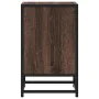 Mesita de noche madera ingeniería roble marrón 40x31x50cm metal de , Mesitas de noche - Ref: Foro24-848707, Precio: 36,71 €, ...
