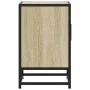 Mesita de noche madera ingeniería roble sonoma 40x31x50cm metal by , Nightstands - Ref: Foro24-848711, Price: 39,11 €, Discou...