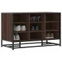 Banco zapatero madera de ingeniería marrón roble 84x40x53,5 cm by , Benches for halls and storage - Ref: Foro24-849233, Price...