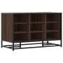Banco zapatero madera de ingeniería marrón roble 84x40x53,5 cm by , Benches for halls and storage - Ref: Foro24-849233, Price...