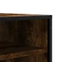 Banco zapatero madera de ingeniería roble ahumado 84x40x53,5 cm by , Benches for halls and storage - Ref: Foro24-849231, Pric...