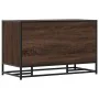 Banco zapatero madera de ingeniería marrón roble 84x40x53,5 cm by , Benches for halls and storage - Ref: Foro24-849233, Price...
