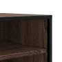 Banco zapatero madera de ingeniería marrón roble 84x40x53,5 cm by , Benches for halls and storage - Ref: Foro24-849233, Price...