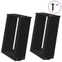 Patas de mesa de centro forma U 2uds acero negro 30x(30-31) cm de , Patas para mesas - Ref: Foro24-4012736, Precio: 54,56 €, ...