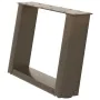 Patas de mesa centro forma U 2uds acero natural 40x(30-31) cm de , Patas para mesas - Ref: Foro24-4012743, Precio: 59,57 €, D...