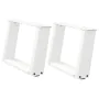 Patas de mesa de centro forma U 2uds acero blanco 40x(30-31) cm by , Table legs - Ref: Foro24-4012741, Price: 59,54 €, Discou...