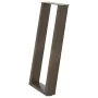 Patas mesa consola forma U 2 uds acero natural 38x(72-73) cm by , Table legs - Ref: Foro24-4012783, Price: 68,92 €, Discount: %