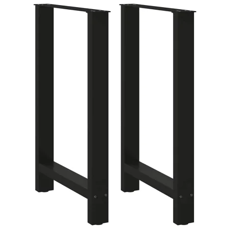 Patas de mesa de centro acero negro 2 uds 60x(90-91) cm de , Patas para mesas - Ref: Foro24-4013332, Precio: 91,92 €, Descuen...