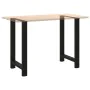 Patas de mesa de centro acero negro 2 uds 60x(90-91) cm de , Patas para mesas - Ref: Foro24-4013332, Precio: 91,92 €, Descuen...