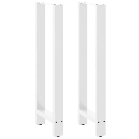 Patas de mesa de centro acero blanco 2 uds 50x(110-111) cm de , Patas para mesas - Ref: Foro24-4013353, Precio: 109,24 €, Des...